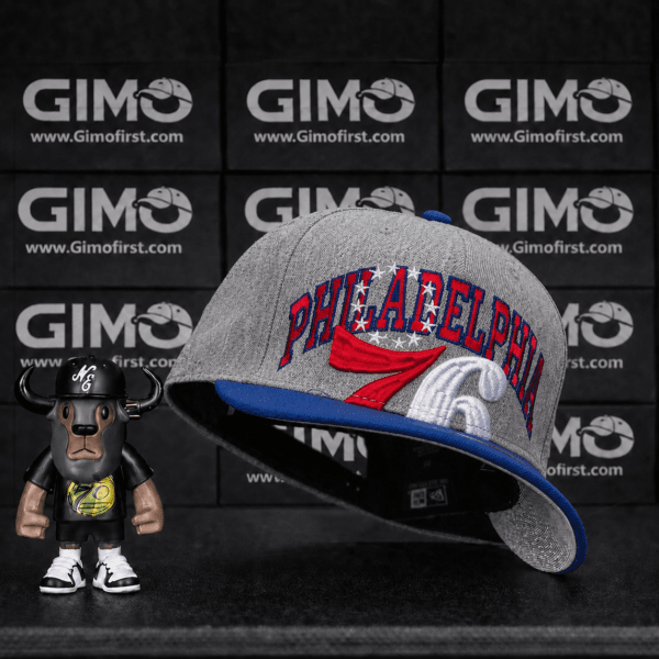 9FIFTY Tip-Off 9FIFTY des Philadelphia 76ers New Era, bleu royal/gris