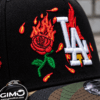 Los Angeles Dodgers Flaming Roses Camo 9FORTY - Image 3