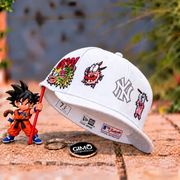 New Era 59FIFTY NY × Cartoon Graffiti – White Edition