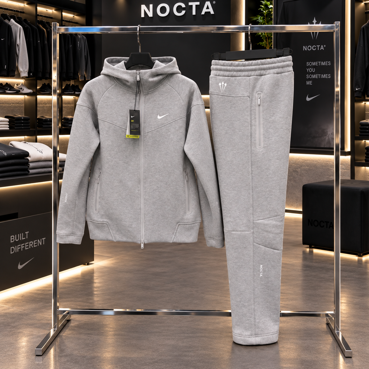 be7788f7-e1f1-465b-a89a-64562f7533e5 Ensemble Urban Essential — Gris Chiné - Image 1