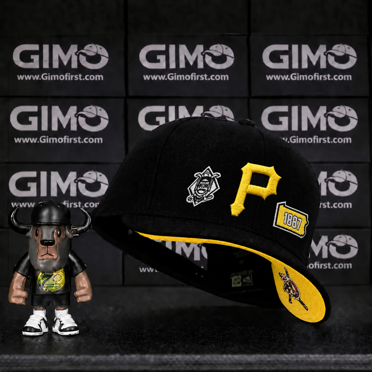 ppp Casquette Pittsburgh Pirates 9FORTY – Black & Yellow Edition - Image 1